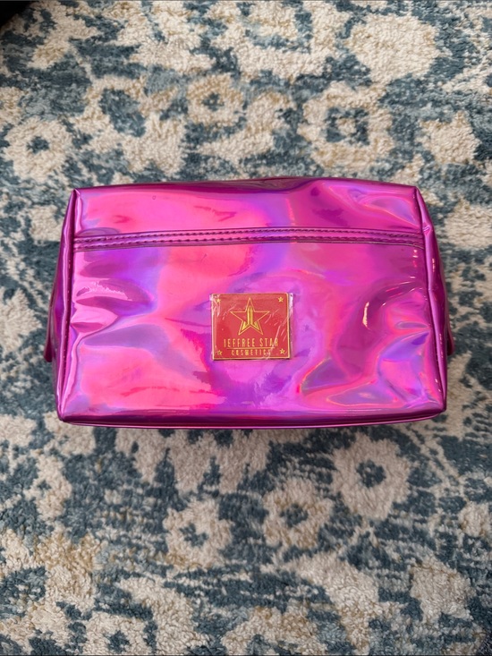 Jeffree Star Handbags - Jeffree Star Iridescent Hot Pink Cosmetic Pouch